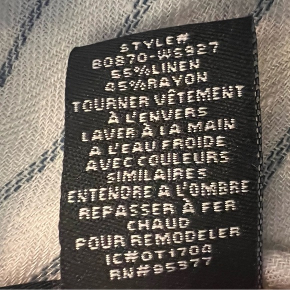 Sanctuary Blue/White Stripe Sleeveless Long Top - Size Medium - Picture 3 of 5